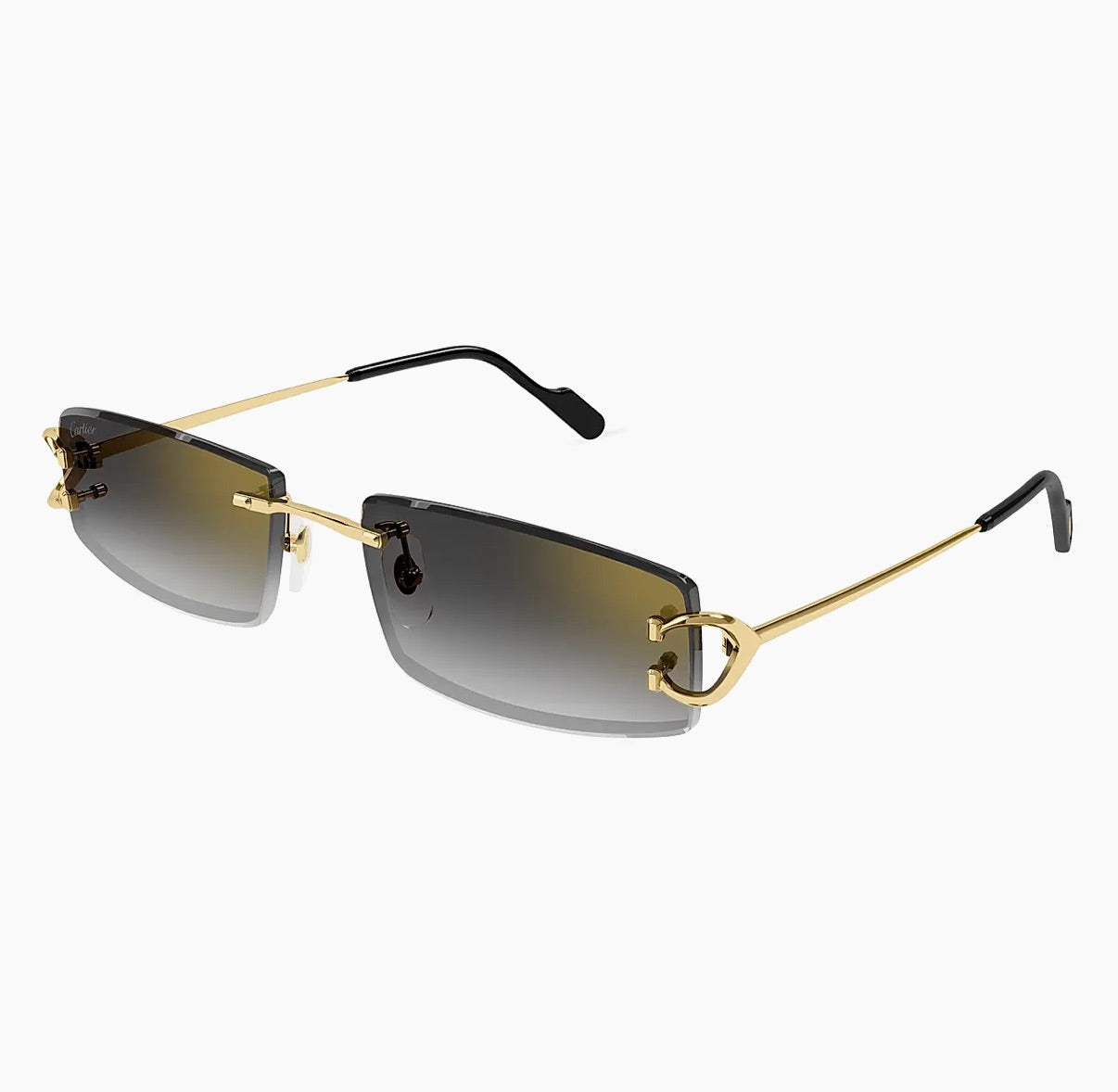 Cartier C Decor 56MM Rectangular Sunglasses