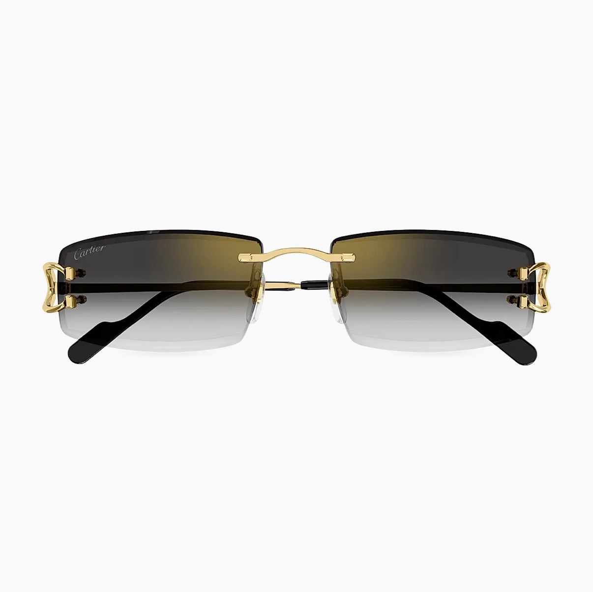 Cartier C Decor 56MM Rectangular Sunglasses